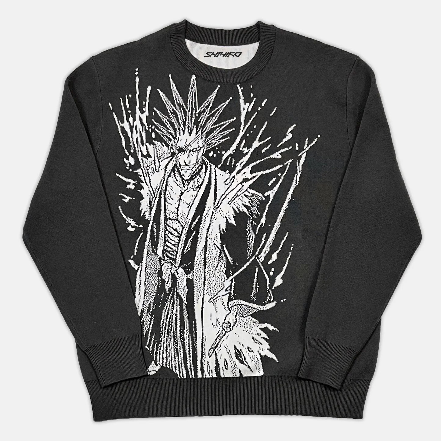 Anime Bleach 'Kenpachi Zaraki and Yachiru' Knit Sweater