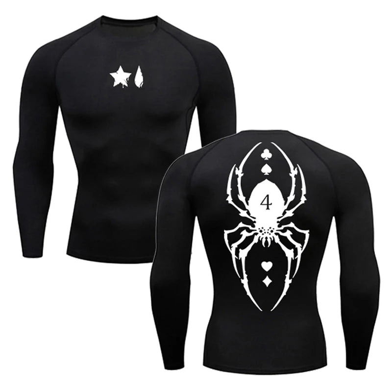 Hunter X Hunter 'Hisoka No.4' Compression Shirt