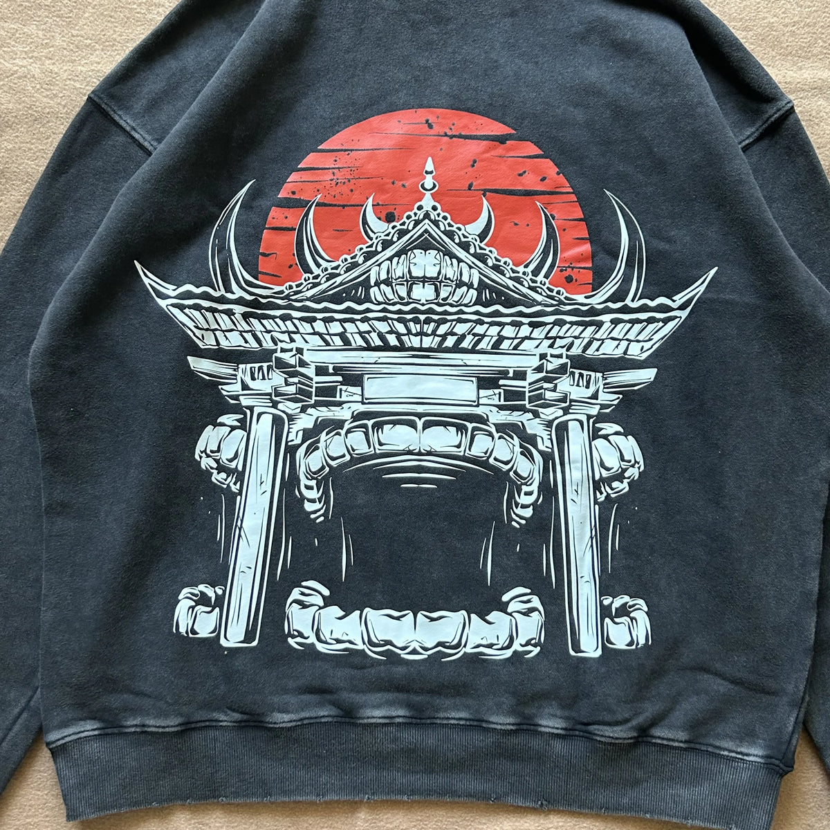 Anime Jujutsu Kaisen 'Sukuna' Hoodie Embroidery