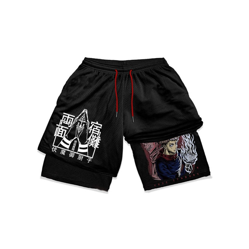 Anime Jujutsu Kaisen Gym Shorts