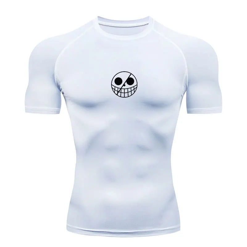 One Piece 'Donquixote Doflamingo' Compression Shirt and Shorts