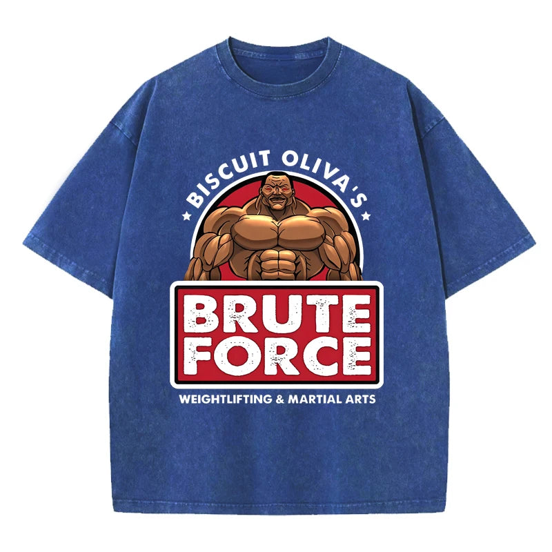 Collection of 'Baki Hanma' Washed Vintage T Shirts