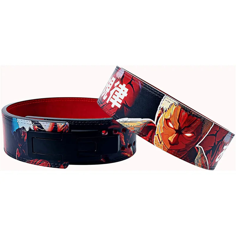 Attack On Titan 'Reiner Armored Titan Form' Weightlifting/Powerlifting Lever Belt