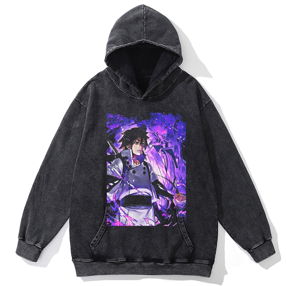 Naruto Anime Vintage Oversized Hoodie
