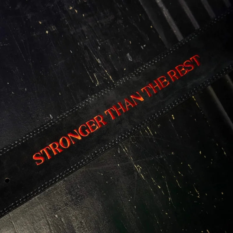 Ruthless Embroidery Weightlifting Lever Belt