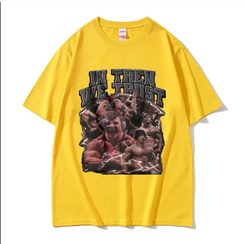 Tren Twins 'In Tren We Trust' Meme Gym T Shirt