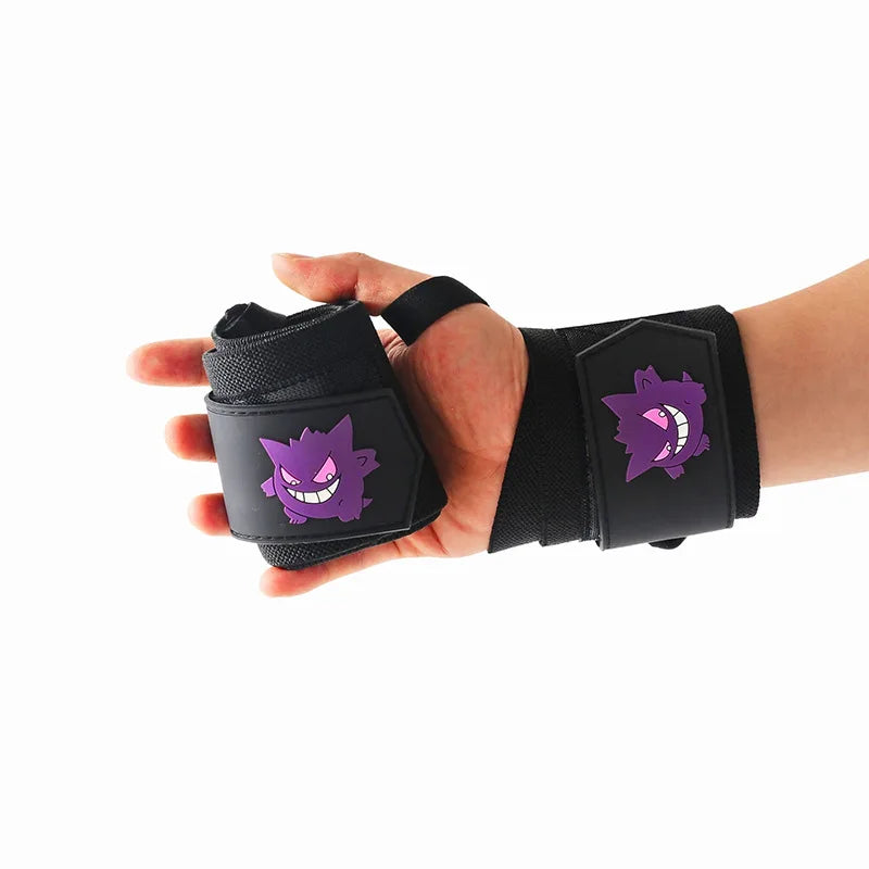 Pokemon 'Gengar" Weightlifting Wrist Wraps