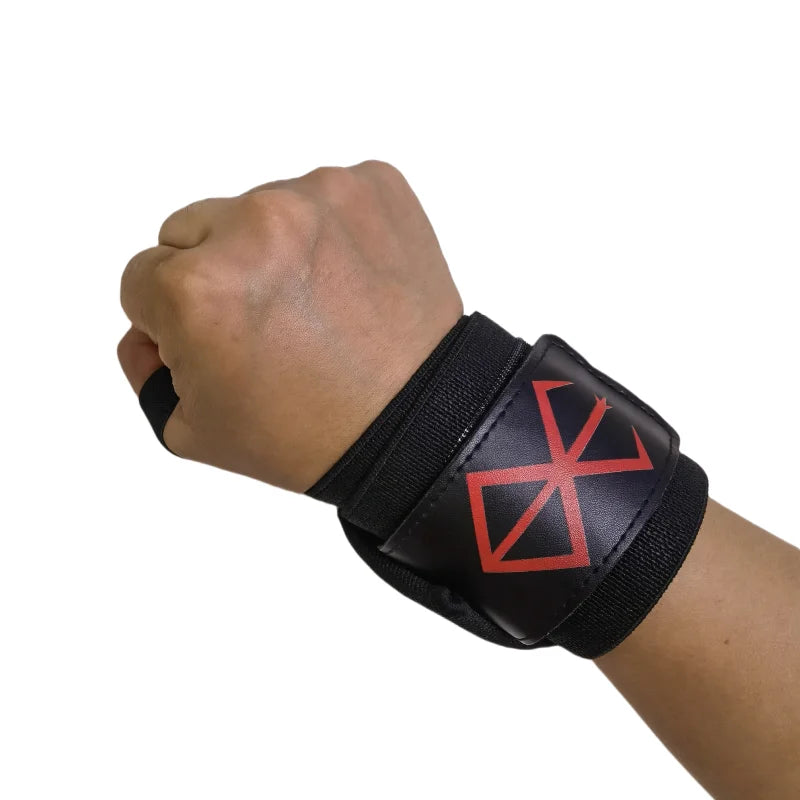 Berserk/Naruto and Attack on Titan Weight Lifting Wrist Wraps