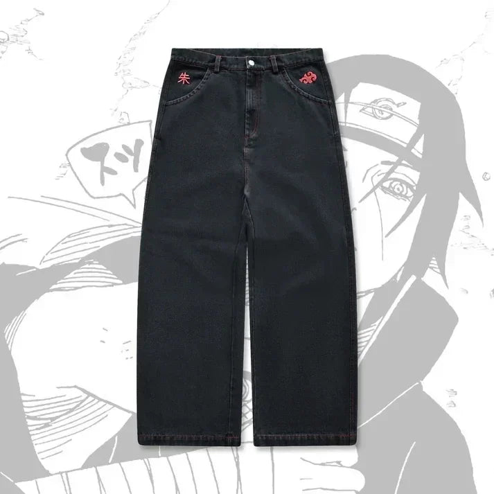 Naruto 'Itachi and Sasuke' Vintage Jeans