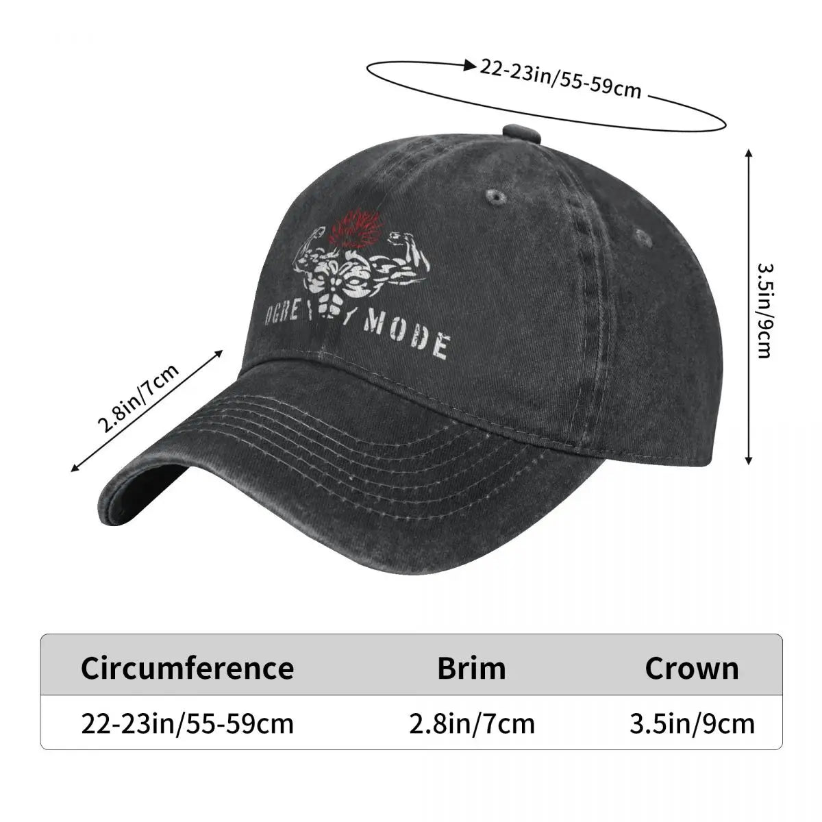 The Ogre Mode Baki "Yuujiro Hanma" Baseball Cap Hat