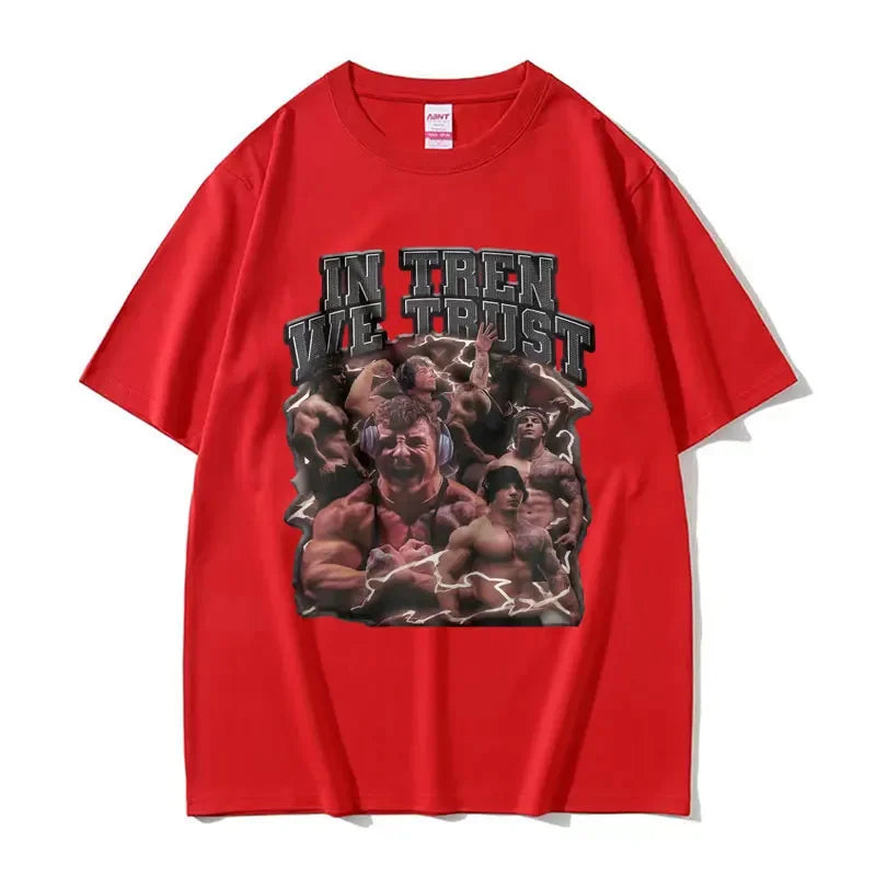 Tren Twins 'In Tren We Trust' Meme Gym T Shirt