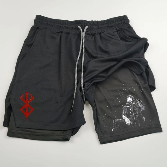 Berserk 'Guts' Gym Compression Shorts