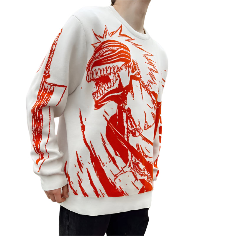 Anime Bleach 'Ichigo' Knit Sweater