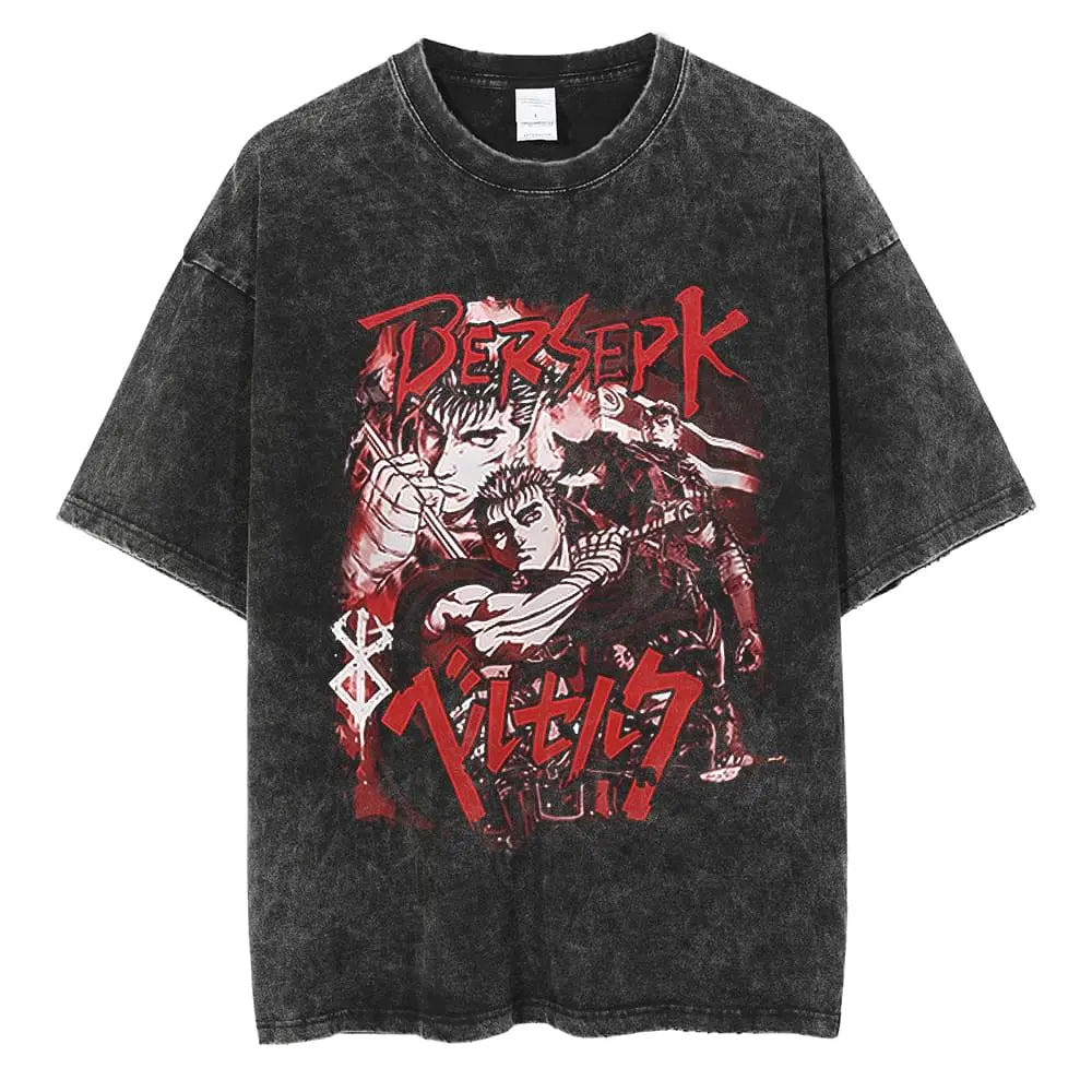 Collection of Berserk Vintage Oversized T Shirts
