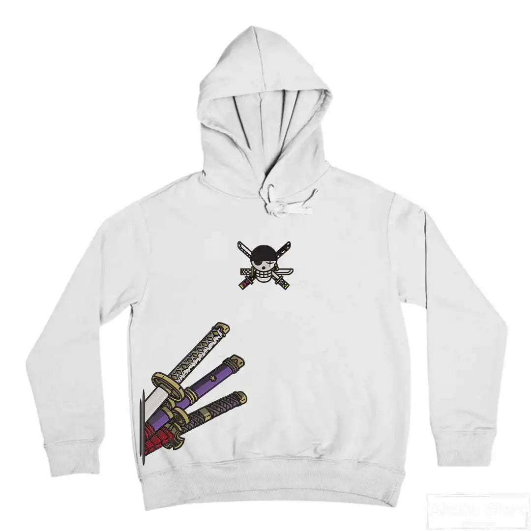 One Piece 'Zoro and Luffy' Embroidered hoodies