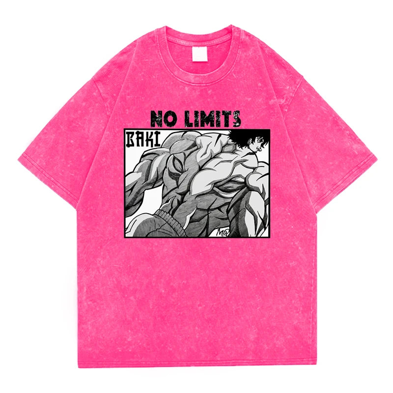 Collection of 'Baki Hanma' Washed Vintage T Shirts