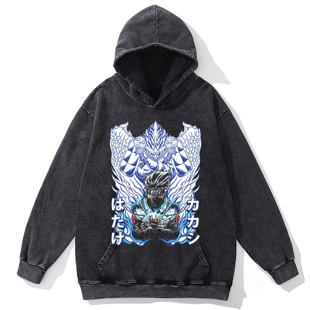 Naruto Anime Vintage Oversized Hoodie