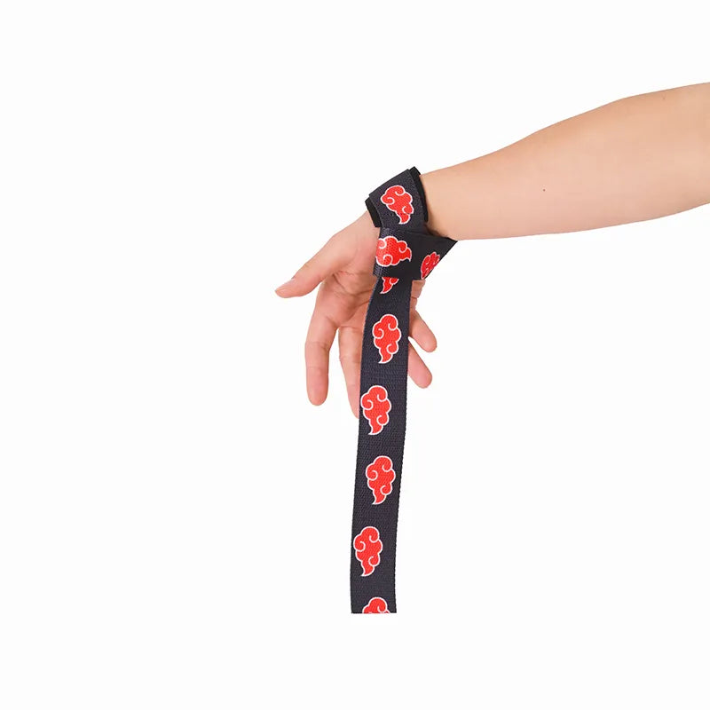 "Akatsuki" Naruto Weightlifting Straps