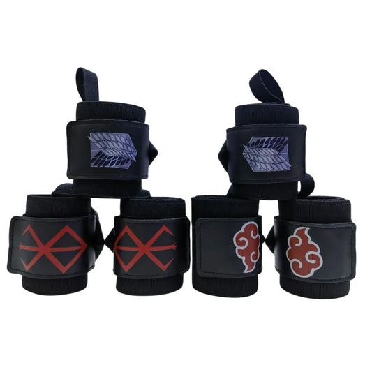 Berserk/Naruto and Attack on Titan Weight Lifting Wrist Wraps