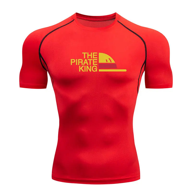 "The Pirate King" One Piece Compression Shirt