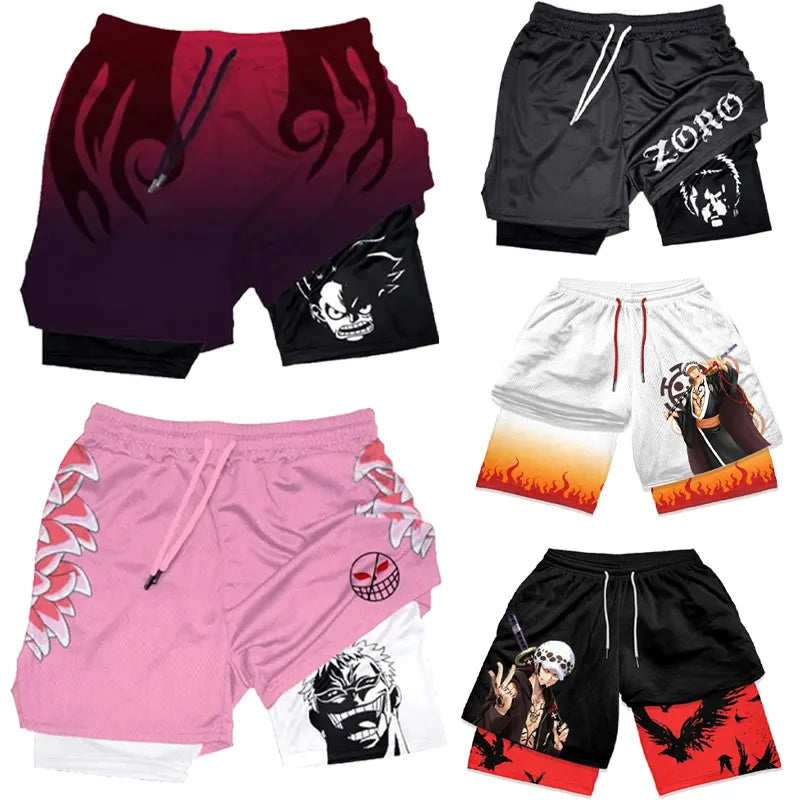 Anime ONE PIECE Gym Shorts