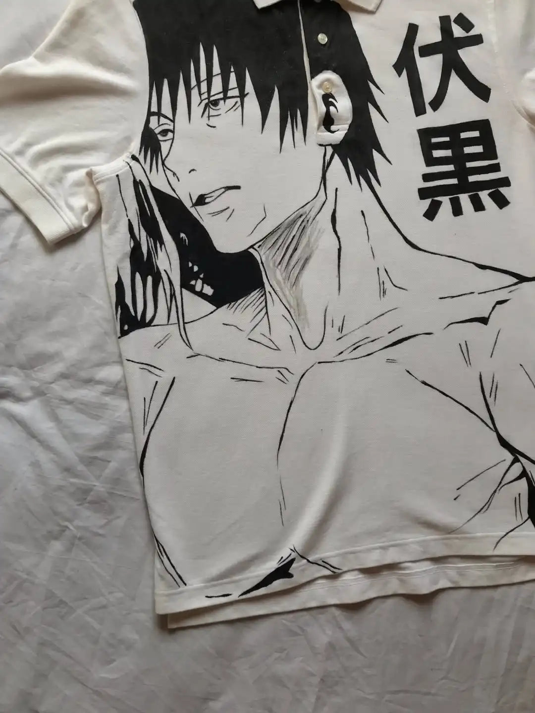 Anime Jujutsu Kaisen 'Toji' Polo T Shirt Top