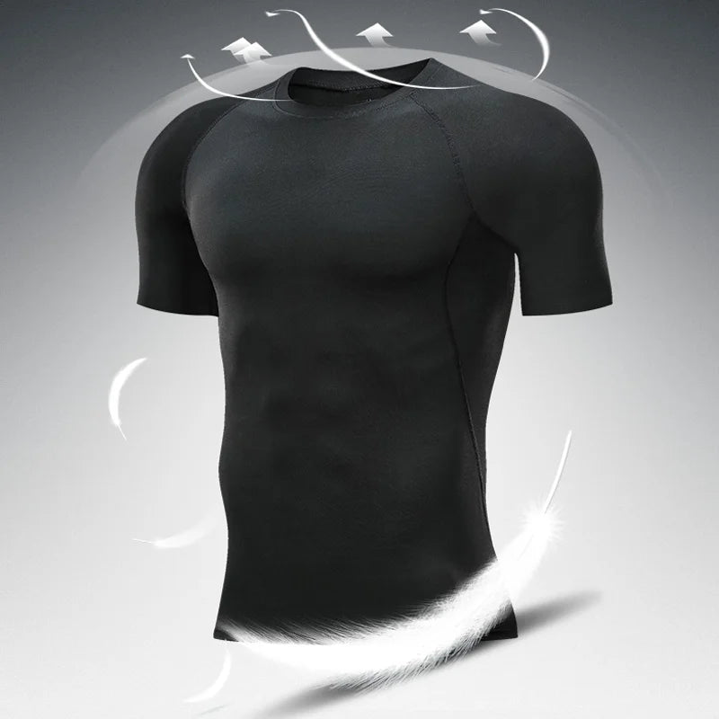 Anime "Bleach" Print Compression Shirts