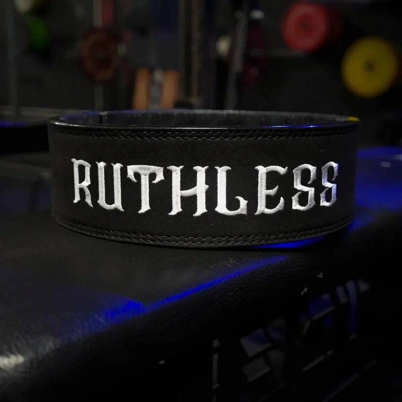 Ruthless Embroidery Weightlifting Lever Belt